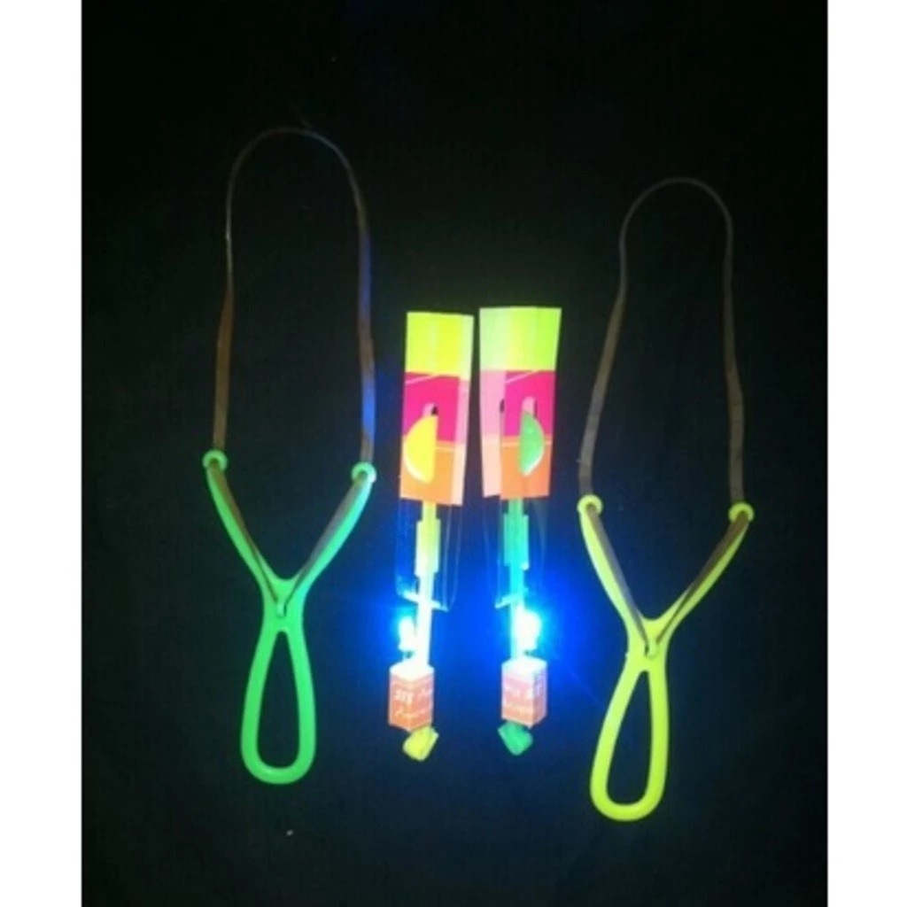 Kit 6, 15, 10, 20 e 30 Avatar Voador De Led Com Estilingue Foguete Helicóptero Brinquedo de Criança