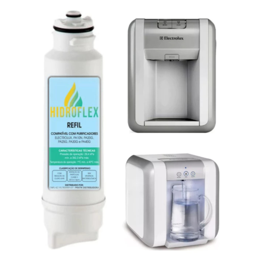 Refil Purificador Smart Flow Compatível Com Purificadores Electrolux Pa10n Pa20g Pa25g Pa30g Pa40g (CP002)