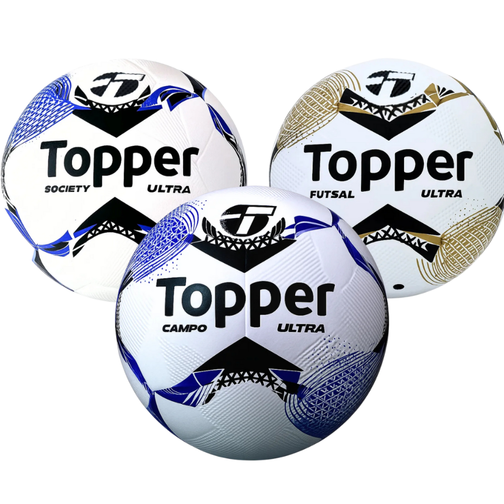Bola de Futebol Topper  Campo Society Futsal Oficial Ultra Dupla Colagem em Oferta na Shopee