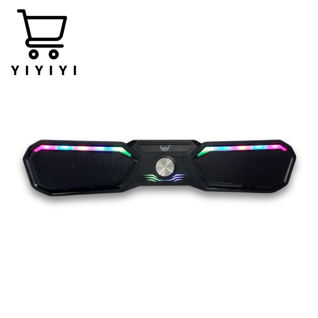 Soundbar Caixa De Som Sem Fio Potente Smart Tv Pc Notebook Rádio FM Bluetooth Recarregável em Oferta na Shopee