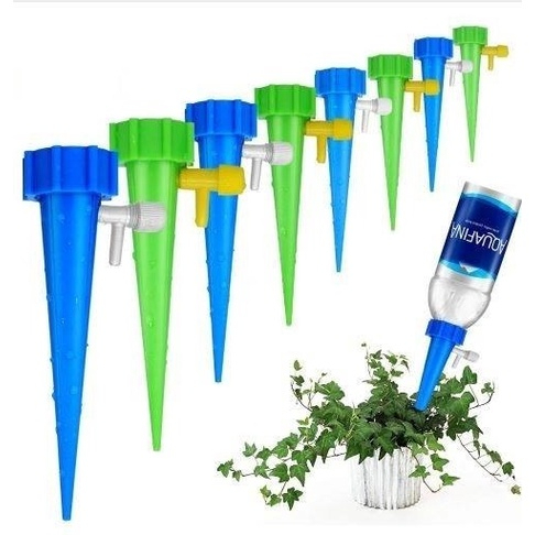 Kit 24/36 Gotejador Irrigador Automatico De Plantas Jardim Acoplavel Gerrafa Pet