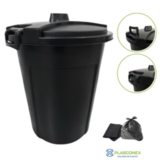 Cesto Lixeira 60 Litros com Tampa em Oferta na Shopee