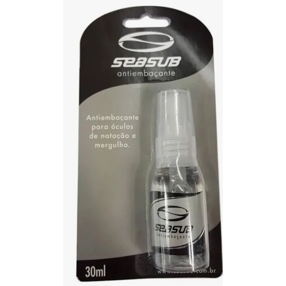 Liquido Antiembaçante Máscaras Esportes Aquáticos Seasub