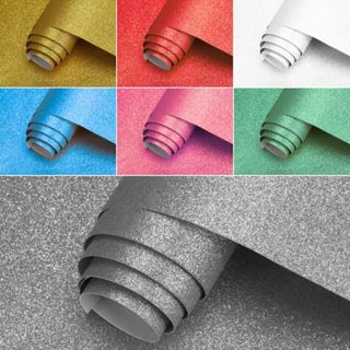 Rolo Adesivo Glitter Papel Parede 45cmx10 Metros Decoração Casa Encapar Brilho Quarto Contact em Oferta na Shopee