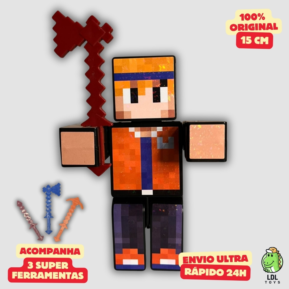 Boneco Hey Davi Família Arqueira 15cm Articulado Com 3 Ferramentas Youtuber Algazarra em Oferta na Shopee