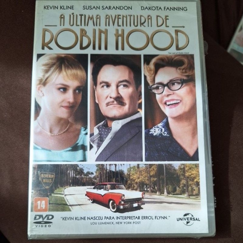 dvd a última aventura de Robin Hood original (lacrado)