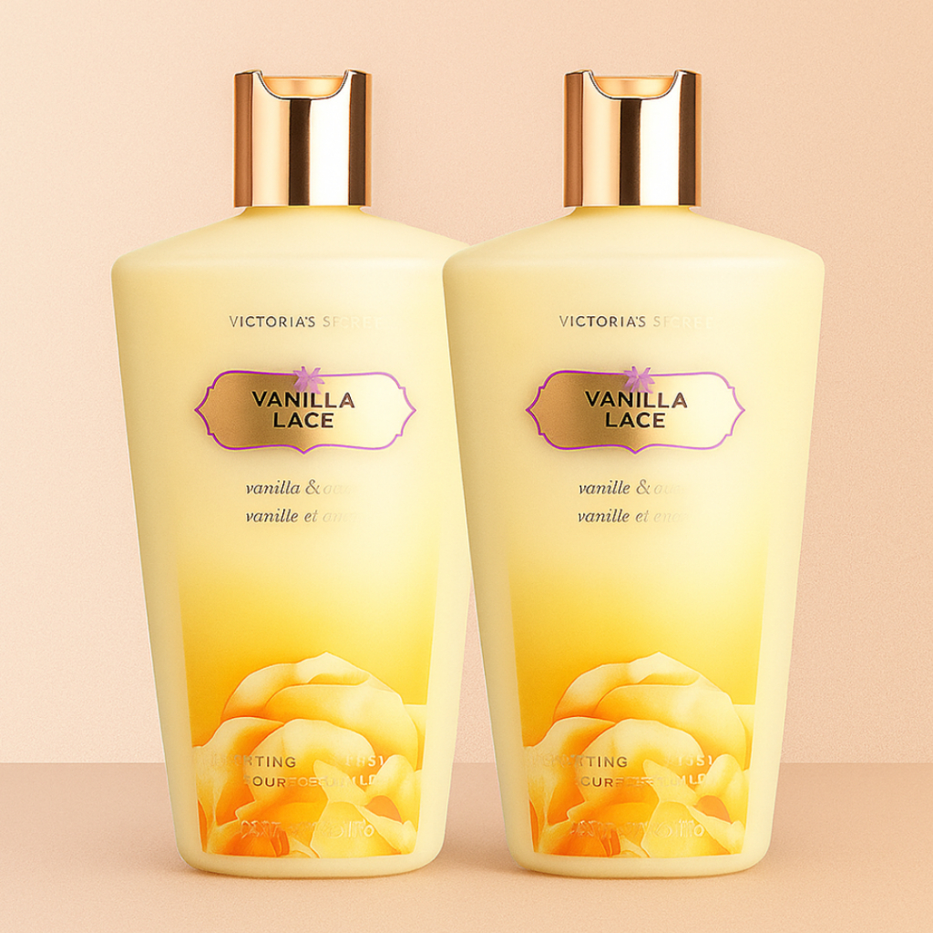 Kit 2 Hidratantes Corporais Vanilla Lace Baunilha 250ml