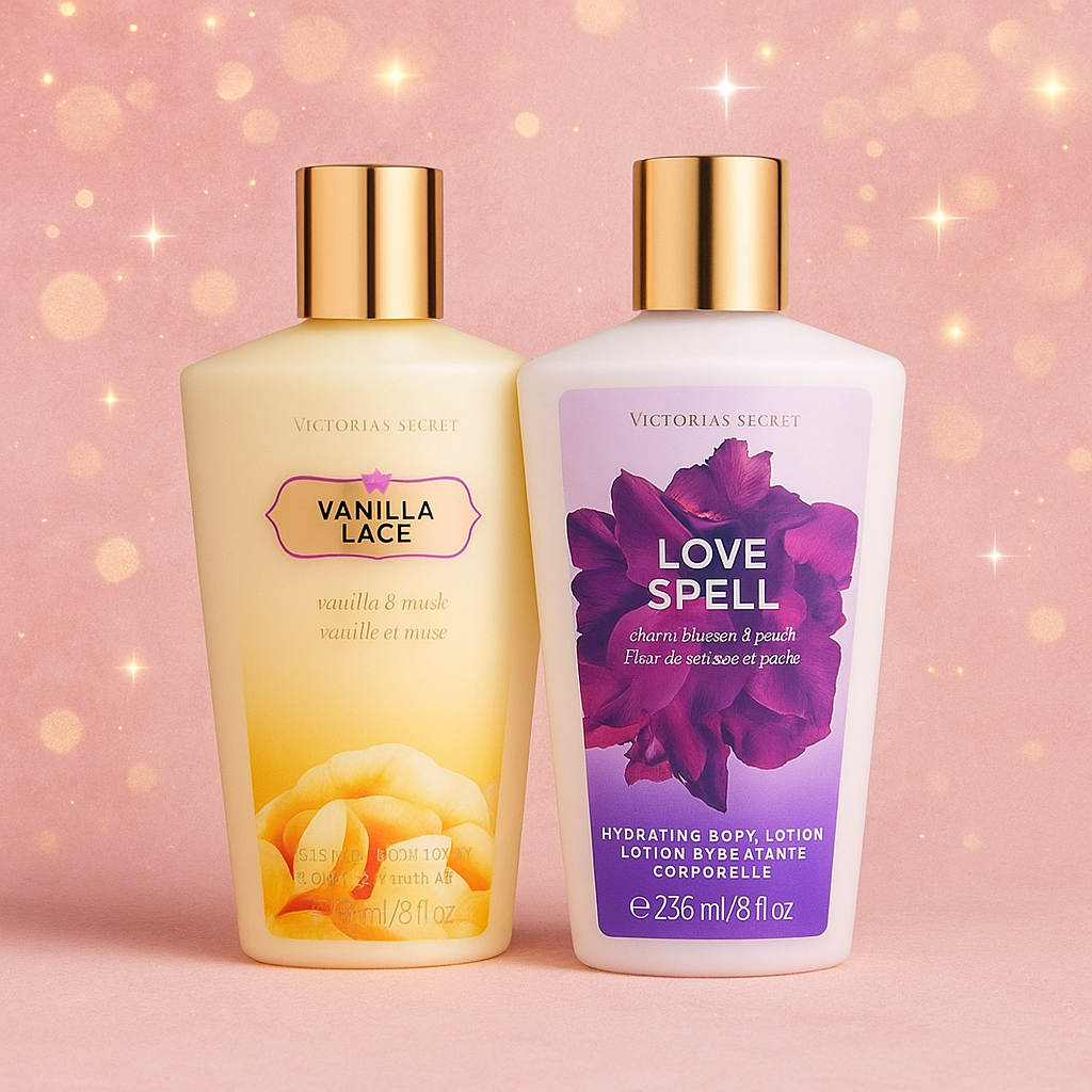 Kit 2 Hidratantes Vanilla + Love Spell 250ml