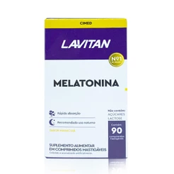 Melatonina Lavitan Sabor Maracujá 90 Comprimidos