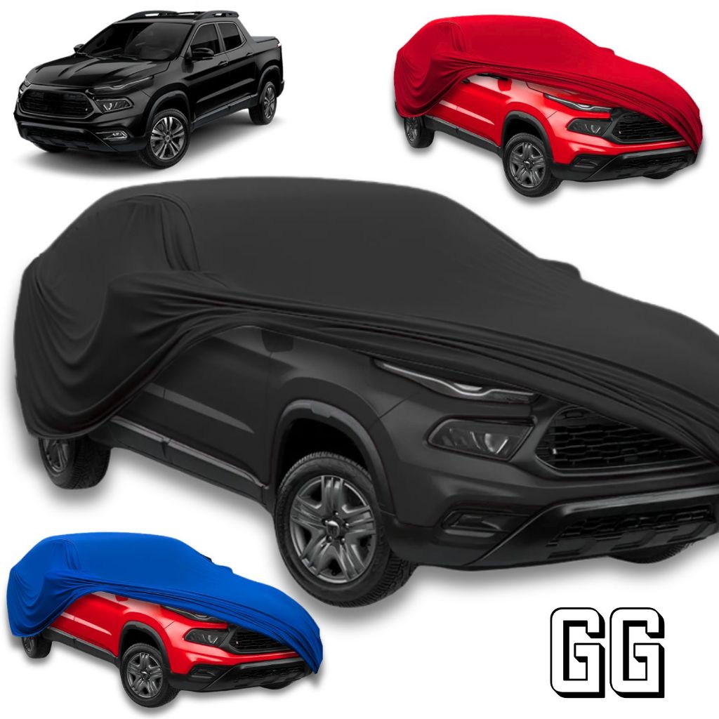 Capa Proteção Cobrir Carro Em Tecido Helanca Lycra Cores Variadas Tamanho GG em Oferta na Shopee