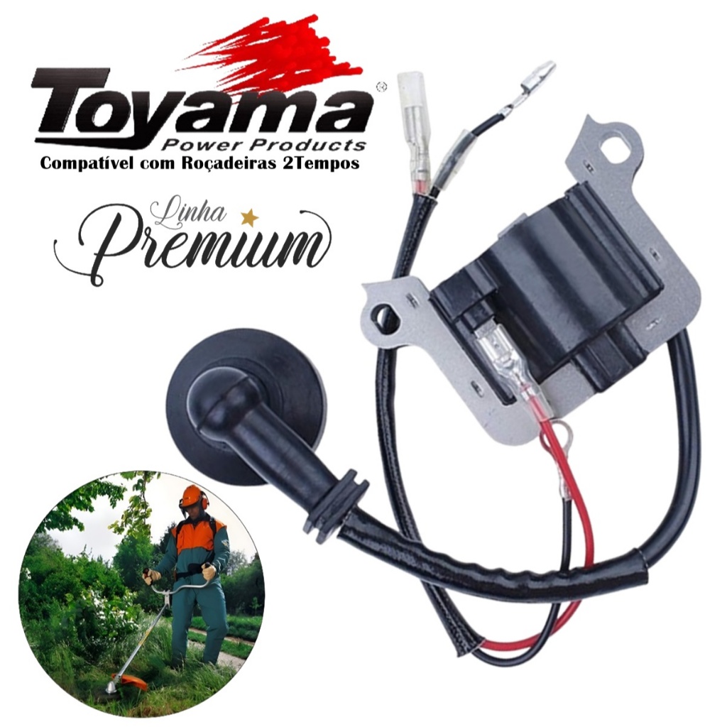 Bobina Modulo Ignicao Tbc43x/43h/43sh/52x/52h Toyama em Oferta na Shopee