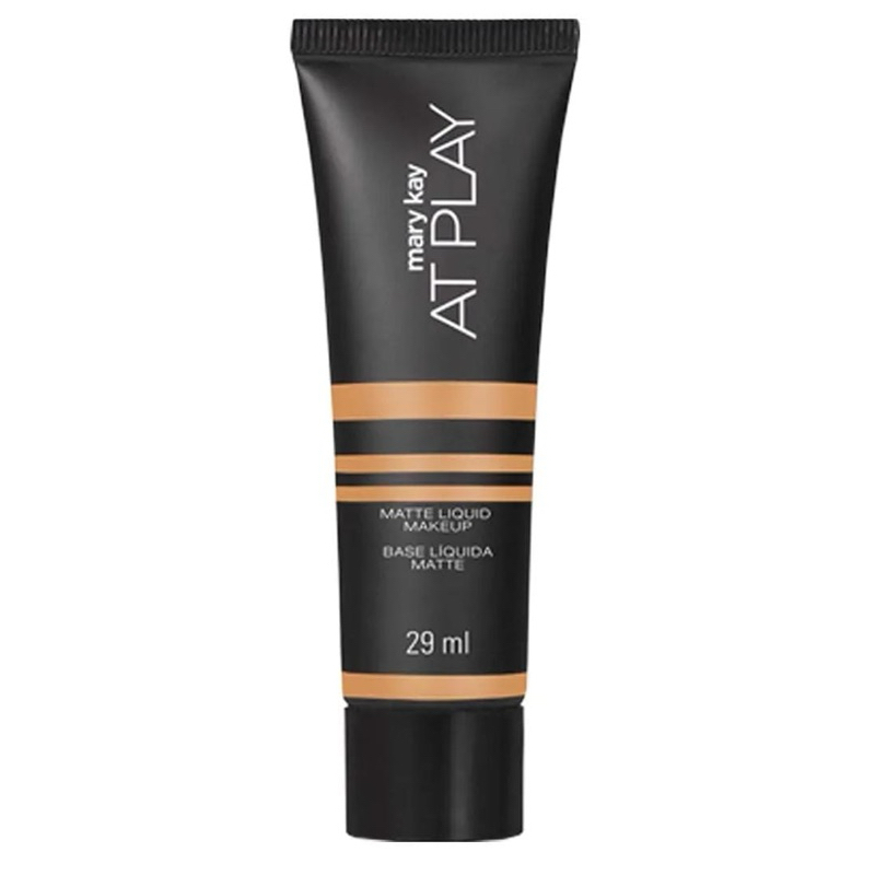 Base Líquida Matte Mary Kay At Play® 29ml disponivel dark tan, deep e deep tan