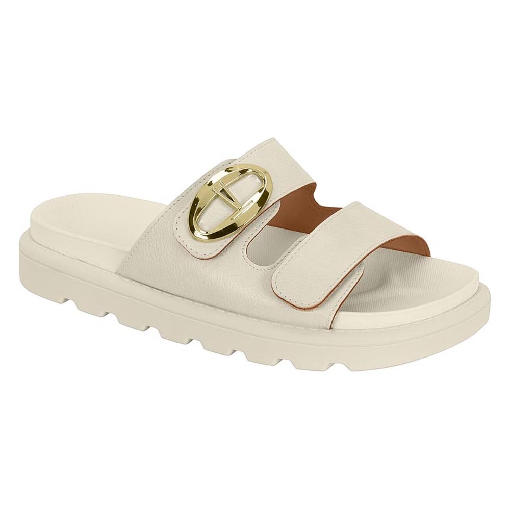 Tamanco Sandália Birken Feminino Vizzano Palmilha Grossa Plataforma Tiras Ajustáveis Velcro