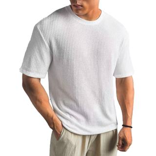 Camiseta Masculina Malha Tricot baly Texturizada Oversize Gramadura 200g/m² em Oferta na Shopee