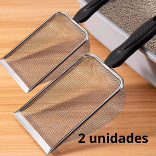 Pá Higiênica de Areia para Gatos e Répteis - Coletora em Aço Inox, Ferramenta de Limpeza em Oferta na Shopee