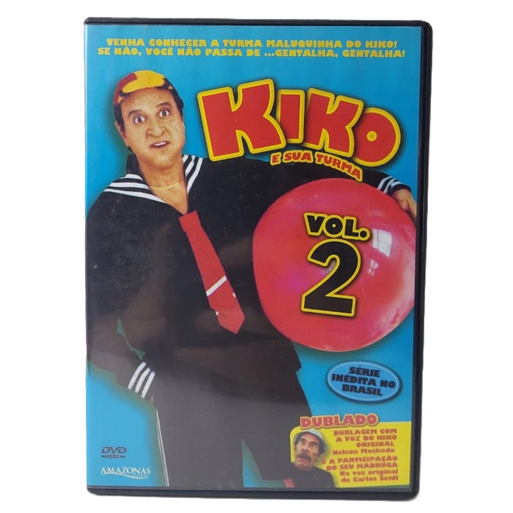 DVD Kiko e sua turma - Volume 2 - Dublado - Original - Raridade