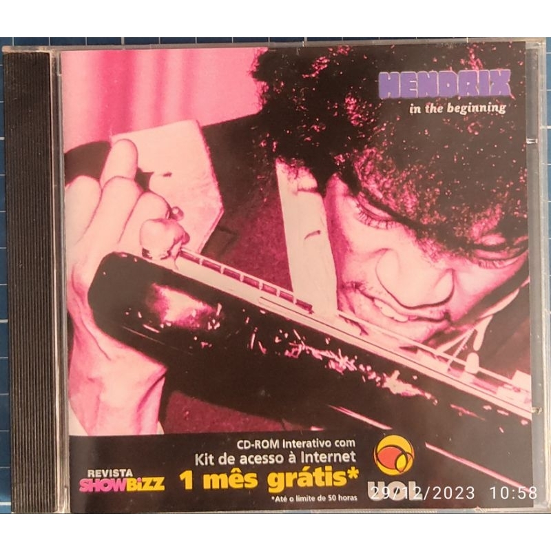 CD Jimi Hendrix In The Beginning Revista Showbizz