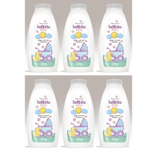 Kit 6un Talcos em Pó Talkito Baby Premium 200gr Cada em Oferta na Shopee