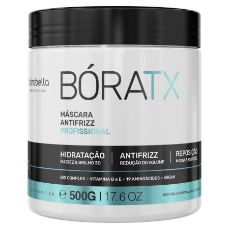 Borabella Bóratx Ôrganico Alinha, Repõe & Reduz Volume 500g BRINDE