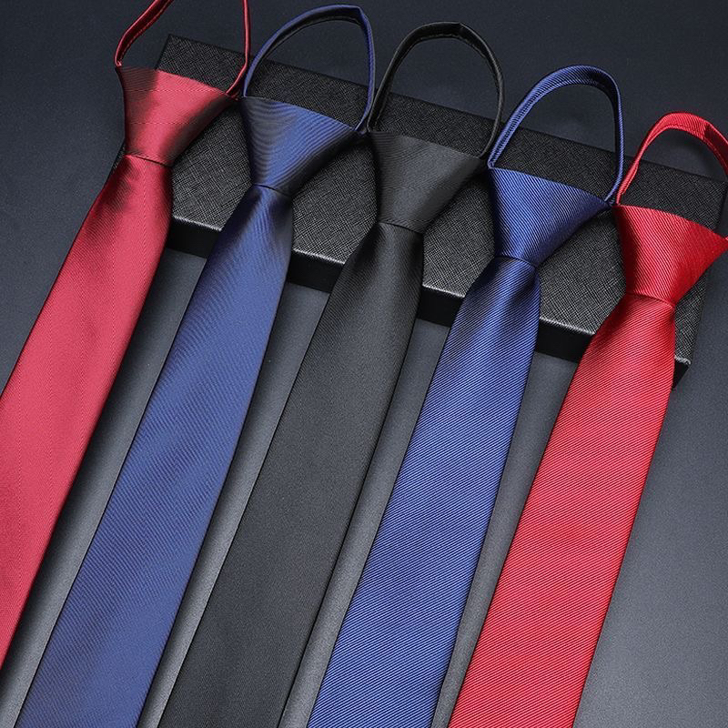 Gravata Masculina Com Zíper Varias Cores 5,5CM em Oferta na Shopee