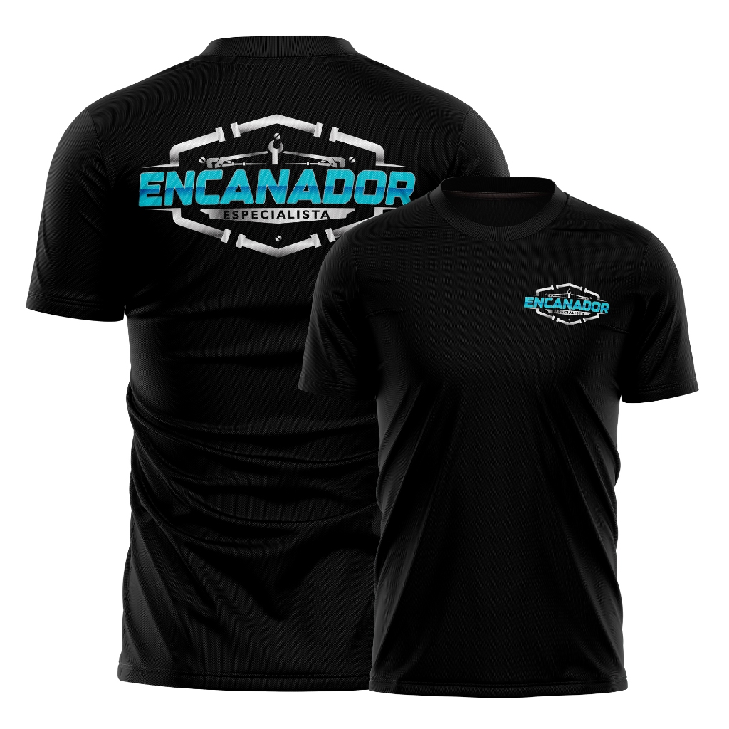 Camiseta Encanador Profissional Uniforme Trabalho Dry Fit Confortável Masculina Qualidade