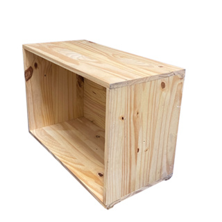 Caixote Organizador de Brinquedos em Pinus - 60 x 30 x 40 cm em Oferta na Shopee