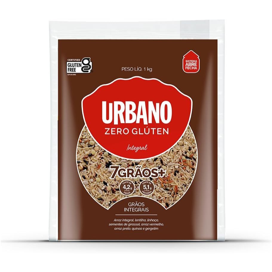 Arroz 7 grãos + Integral - 1kg em Oferta na Shopee