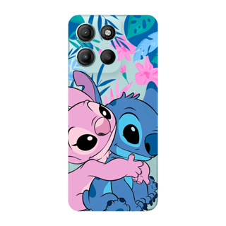 Capinha para Moto G15 Anti Impacto Personalizada - Stiti Stich e Angel Abraço com fundo transparente em Oferta na Shopee