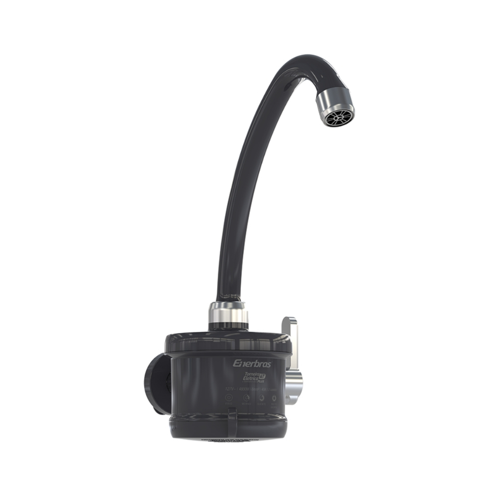 Torneira Plus 4 Níveis de Temperatura Cor Preta Cromada Enerbras em Oferta na Shopee