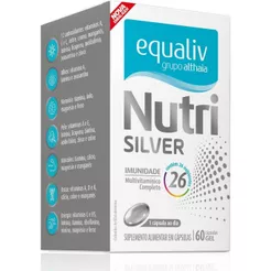 Suplemento Alimentar Nutri Silver Equaliv 60 Cápsulas Em Gel