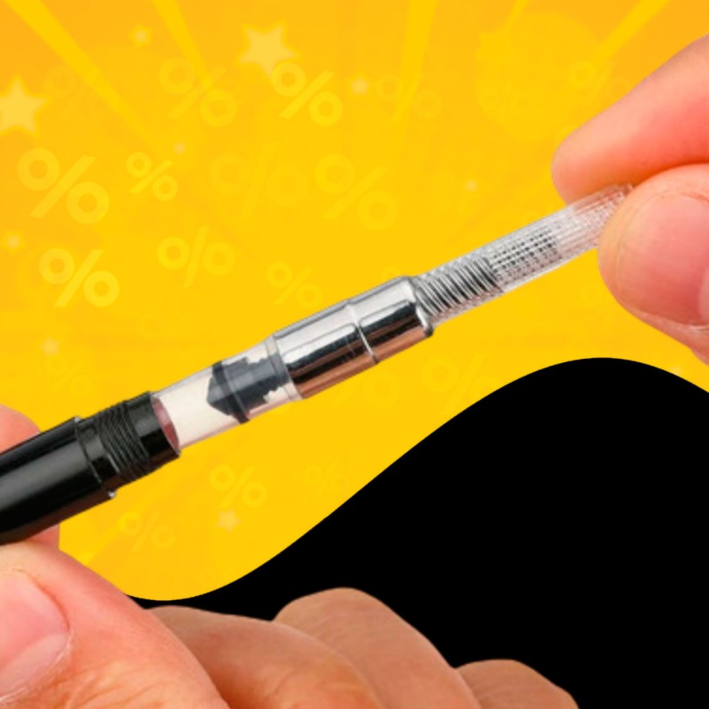 Conversor de Tinta Universal Recarregável Para Caneta Tinteiro Jinhao Bomba Rosqueável em Oferta na Shopee