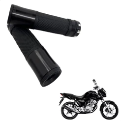 Par Manopla Com Peso Esportiva Punho Curto Alumínio Moto