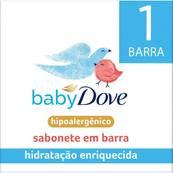 Sabonete Baby Dove Hidratacao Enriquecida Barra, 75G em Oferta na Shopee