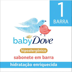 Sabonete Baby Dove Hidratacao Enriquecida Barra, 75G