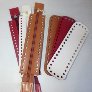 Kit Bolsa Fundo + Canal de Zíper para bolsa de croche, macrame ou trico em Oferta na Shopee