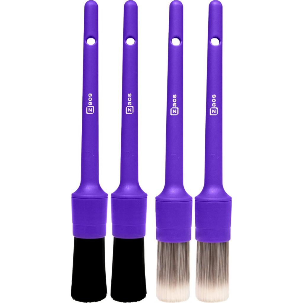 Kit 4 Pinceis Zacs Detalhamento Automotivo Interno + Externo Nº14 - Vonixx em Oferta na Shopee