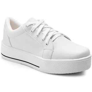 Tênis Feminino Lumiss Casual Sapatênis Confortável Macio Flatform Plataforma