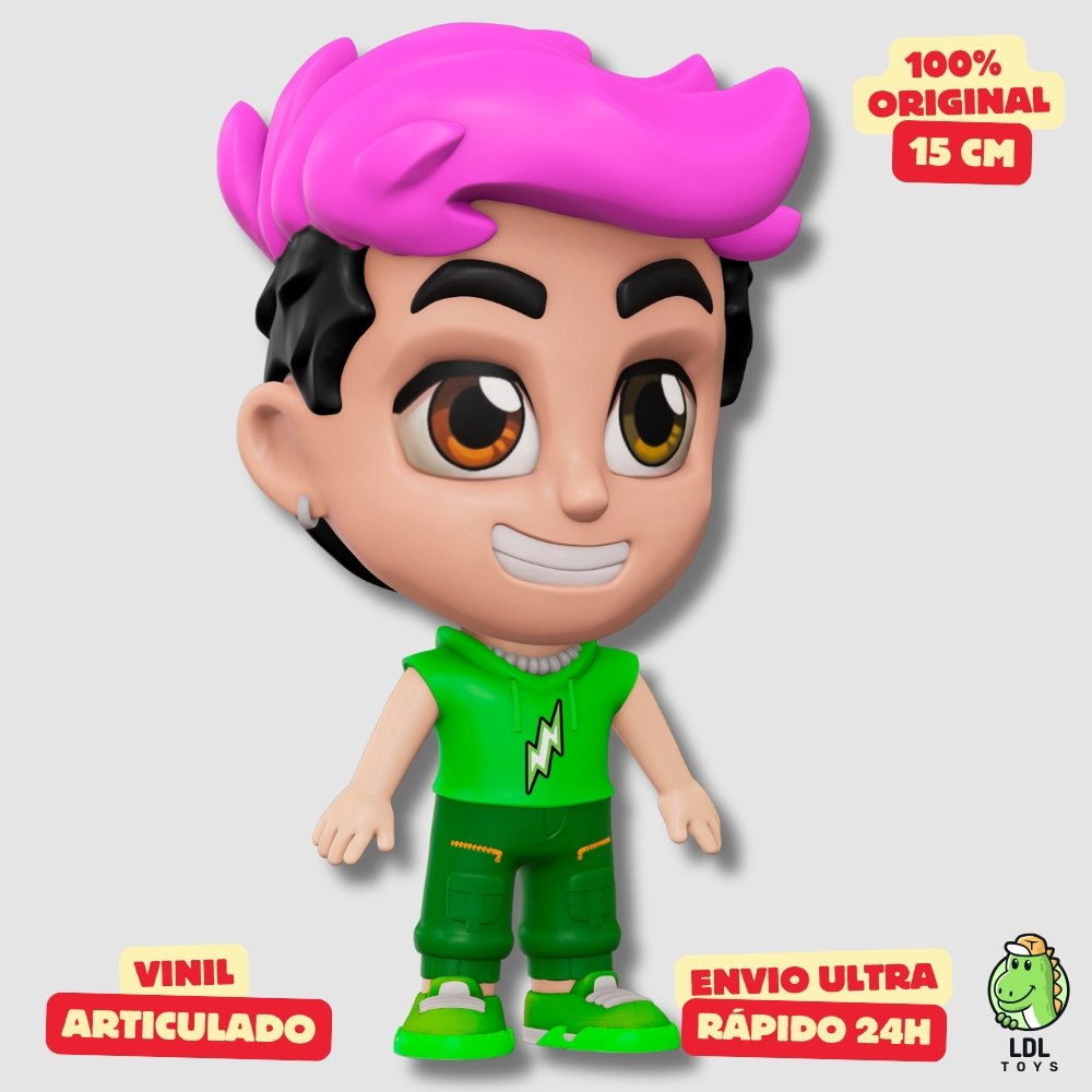 Boneco Vinil Void dos Rosas Gamer Articulado Youtuber 15cm Algazarra em Oferta na Shopee