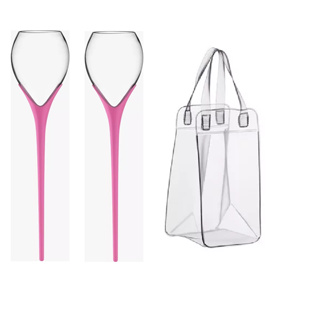 2 Taças Drink Ou Vinho Com Haste Praia + Brinde Ice Bag bolsa para gelo em Oferta na Shopee