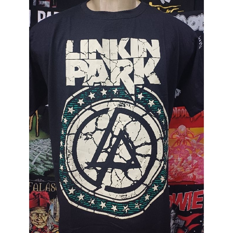 camiseta nu metal camiseta de rock camiseta de banda Linkin Park LP Flash Rock