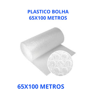 BOBINA PLASTICO BOLHA 65CM X 100MTS E-COMMERCE PROTEÇÃO em Oferta na Shopee