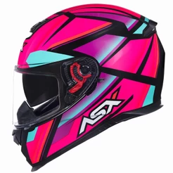 Capacete Feminino ASX Eagle SV Rosa Brilhante