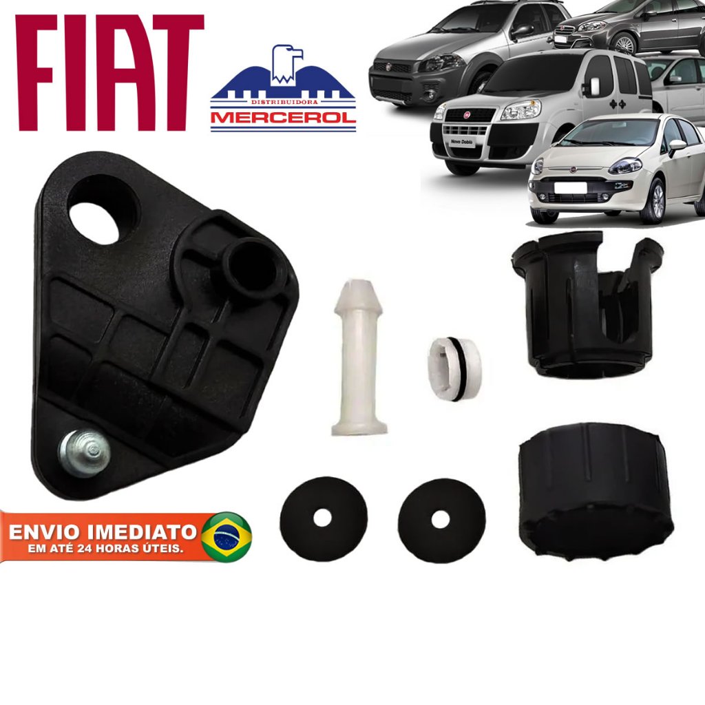 Reparo Completo da Alavanca com Buchas Fiat Doblo Punto Palio Strada Stilo Novo com NF Garantia MAP em Oferta na Shopee