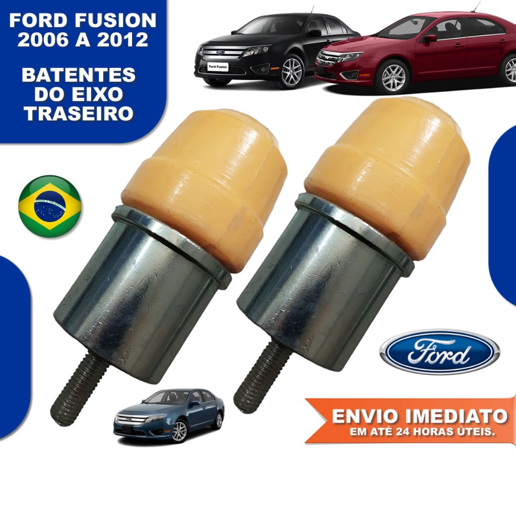 Par de Batentes da Suspensão Traseira Ford Fusion 2.3 2.5 3.0 2006 2007 2008 2009 2010 2011 2012 NFe em Oferta na Shopee