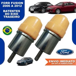Par de Batentes da Suspensão Traseira Ford Fusion 2.3 2.5 3.0 2006 2007 2008 2009 2010 2011 2012 NFe