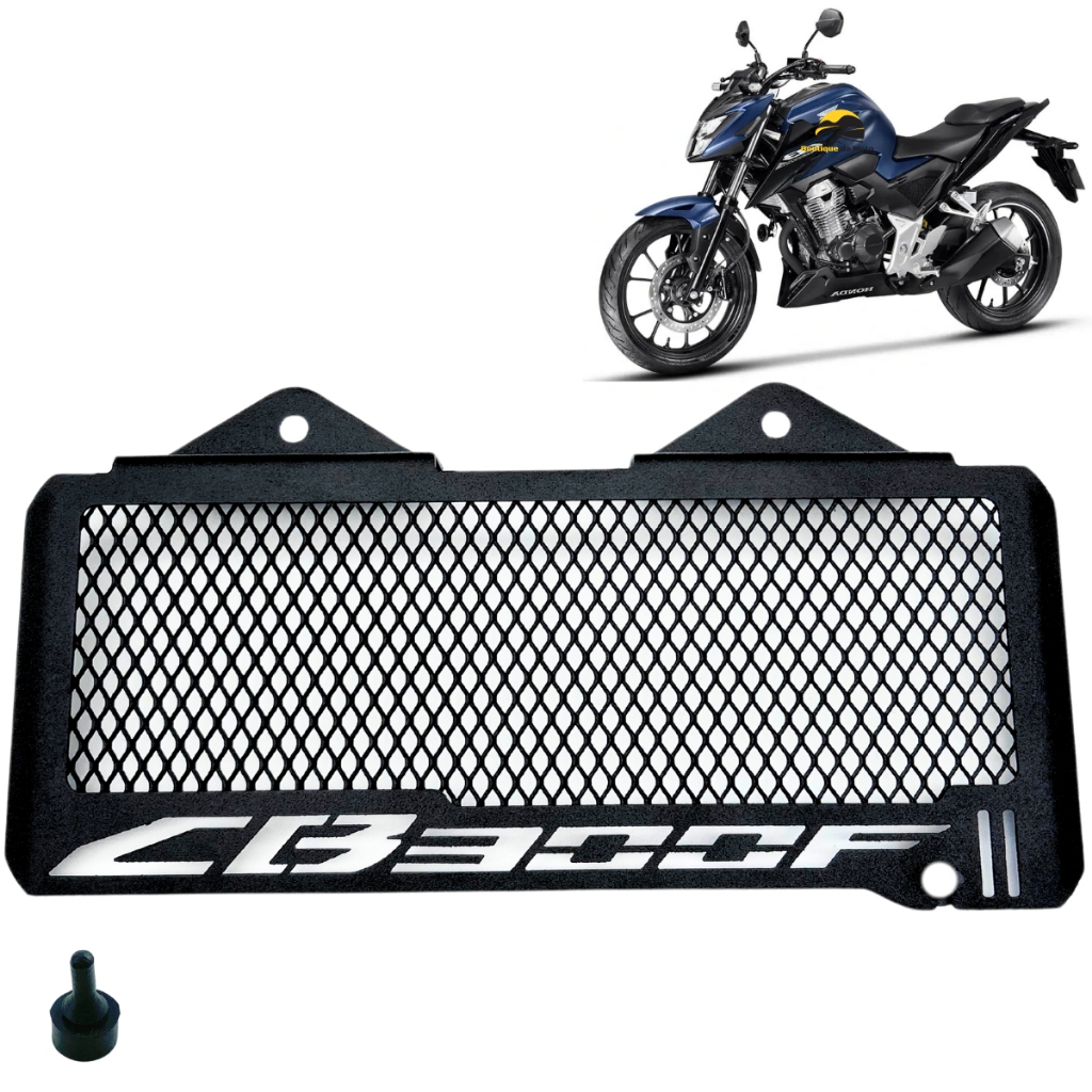 Protetor De Radiador Honda Cb 300F Twister Tela De Proteção Honda CB300 F 2023 + em Oferta na Shopee