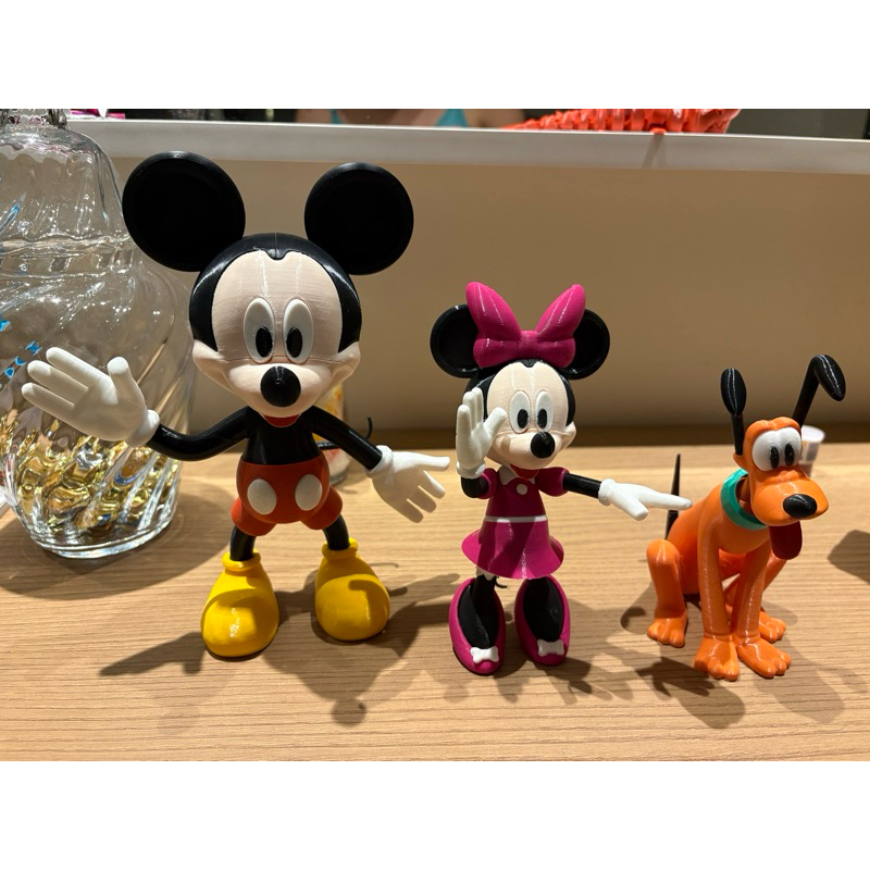 🎉 Kit Mickey, Minnie e Pluto em 3D - Impressão em Alta Qualidade 🐭🐶