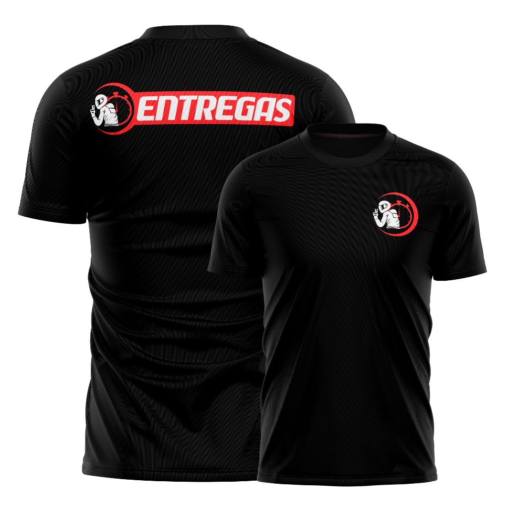 Camiseta Motoboy Uniforme Profissional para Entregador Dry Fit Trabalho Conforto Qualidade