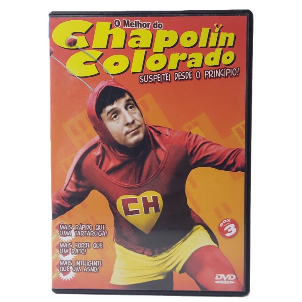 DVD O Melhor do Chapolin Colorado - Volume 3 - Dublado - Original - Raridade