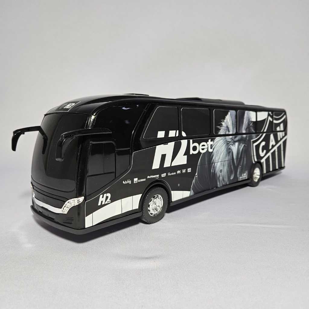 Brinquedo Ônibus Miniatura Atlético Mineiro Galo Oficial 1:30 - Usual Brinquedos